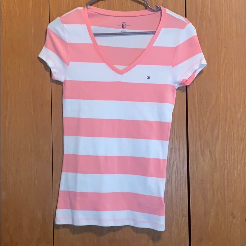 Tommy Hilfiger Pink Striped Tee